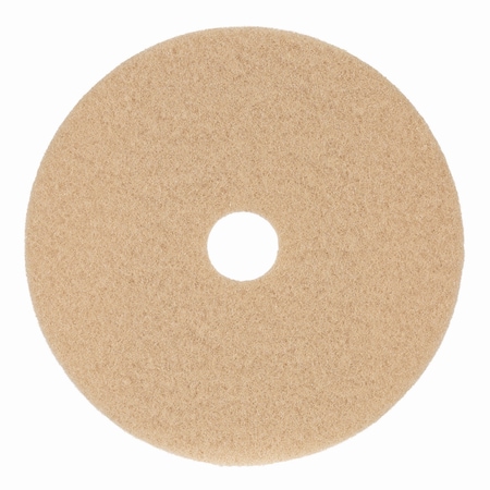 Boardwalk Burnishing Floor Pads, 27 in. Diameter, Tan, 5PK 7000126614